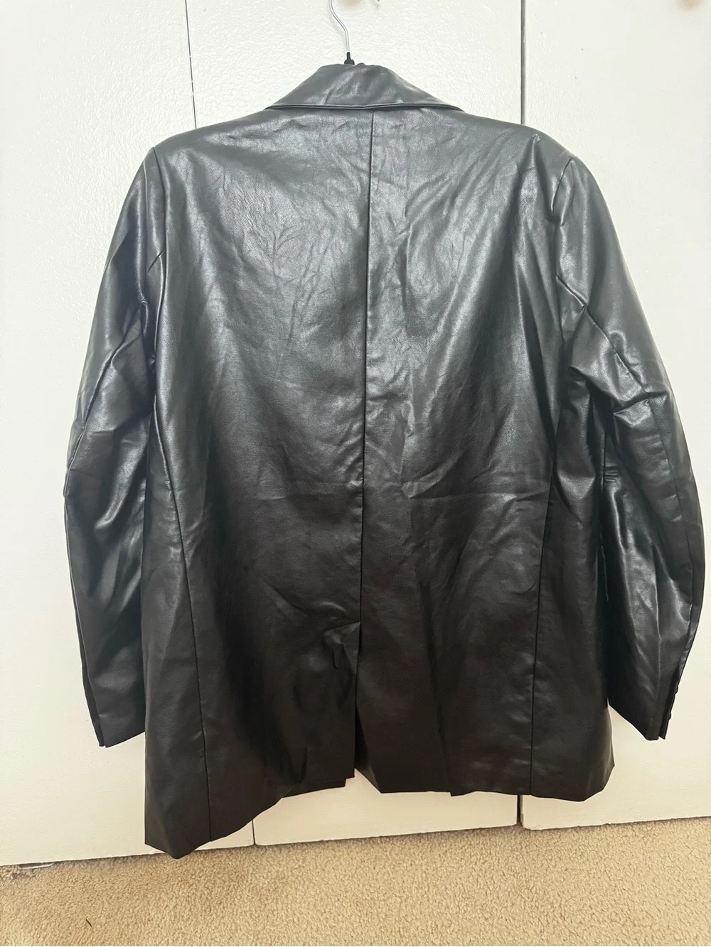 Princess Polly Faux Leather Blazer